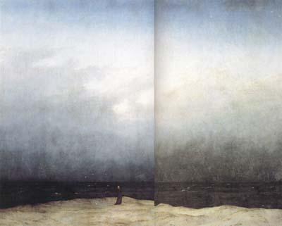Caspar David Friedrich Monk by the Sea (mk10) oil painting image